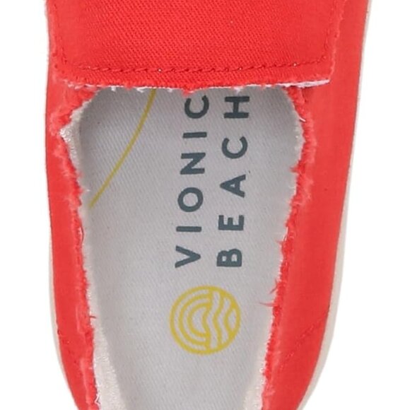 Vionic Vibrant Red Slip-On Flats - Picture 5 of 16